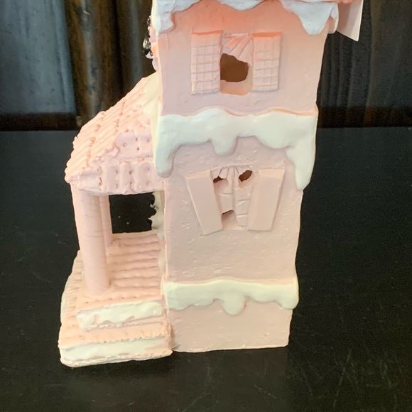 Pink Haunted Gingerbread House Light Up Halloween Decor - Ghost Spiders Eyeballs - Picture 10 of 16